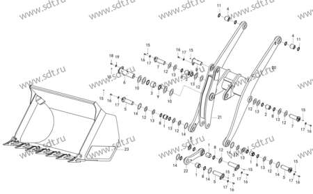 Болт M16*80 - 4040000032