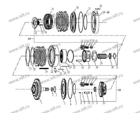 Фрикционный диск - 2030900028