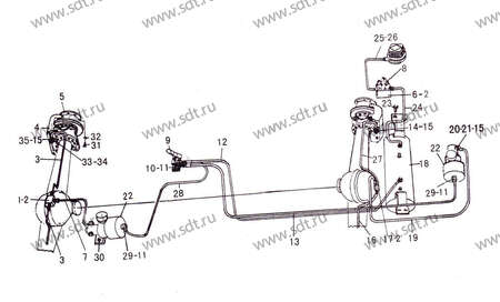 Клапан воздушный ST-50G - 4120000184