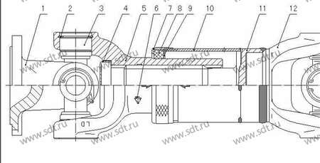 Крестовина EQ140A - 2050900009011