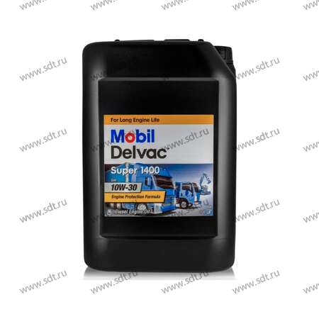 Моторное масло Mobil Delvac Super 1400 10W30 (20л) - 152715 