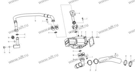 Насос шестеренный спаренный CBGJ2063/2040 - 4120000866