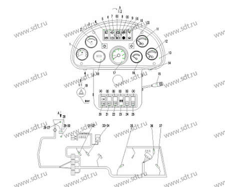 Переключатель кнопочный аварийный LD62Z-050 - 4130000426