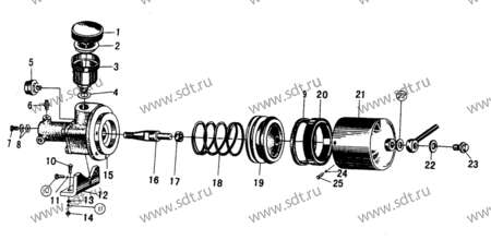 Пружина бустера XZ60 - 4120000090023