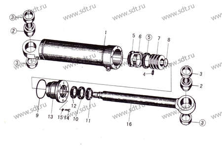 Ремкомплект рулевого г/ц LG 930 - 3190006011