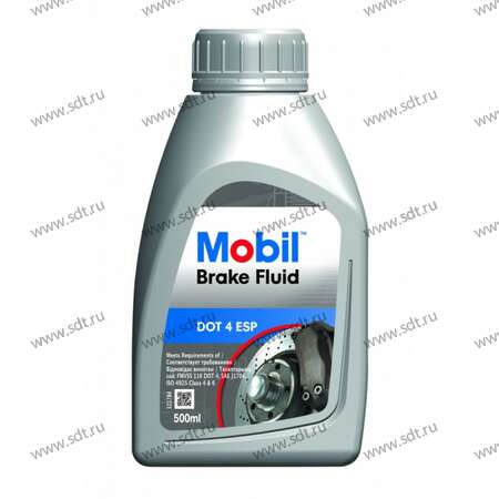 Тормозная жидкость Mobil Brake Fluid DOT-4 (0,5 л) - 150906 