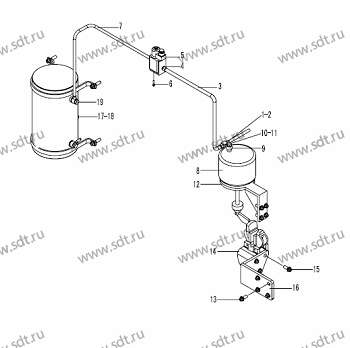 Тормозной клапан стояночного тормоза  LG23-DCF - 4120000759