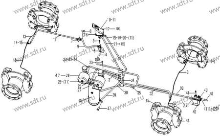 Тормозной цилиндр LG22-JLB - 4120000675