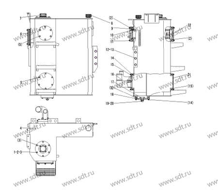 Указатель уровня топлива в баке JWZ-200 - 4120000093